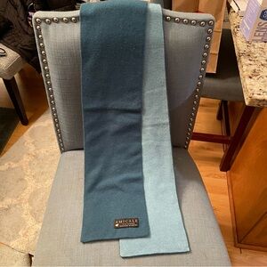 Amicale Pure Cashmere Blue Scarf